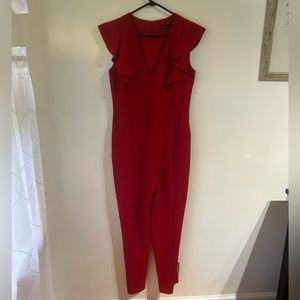 Hot Red Jumpsuit by Black Halo